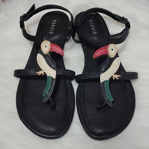 Torrid T-Strap Toucan Sandals